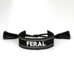 Witty Embroidered Bracelet - Feral, Jollity & Co