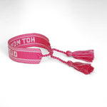 Book Club Themed Embroidered Bracelets - Hot Moms Read, Jollity & Co