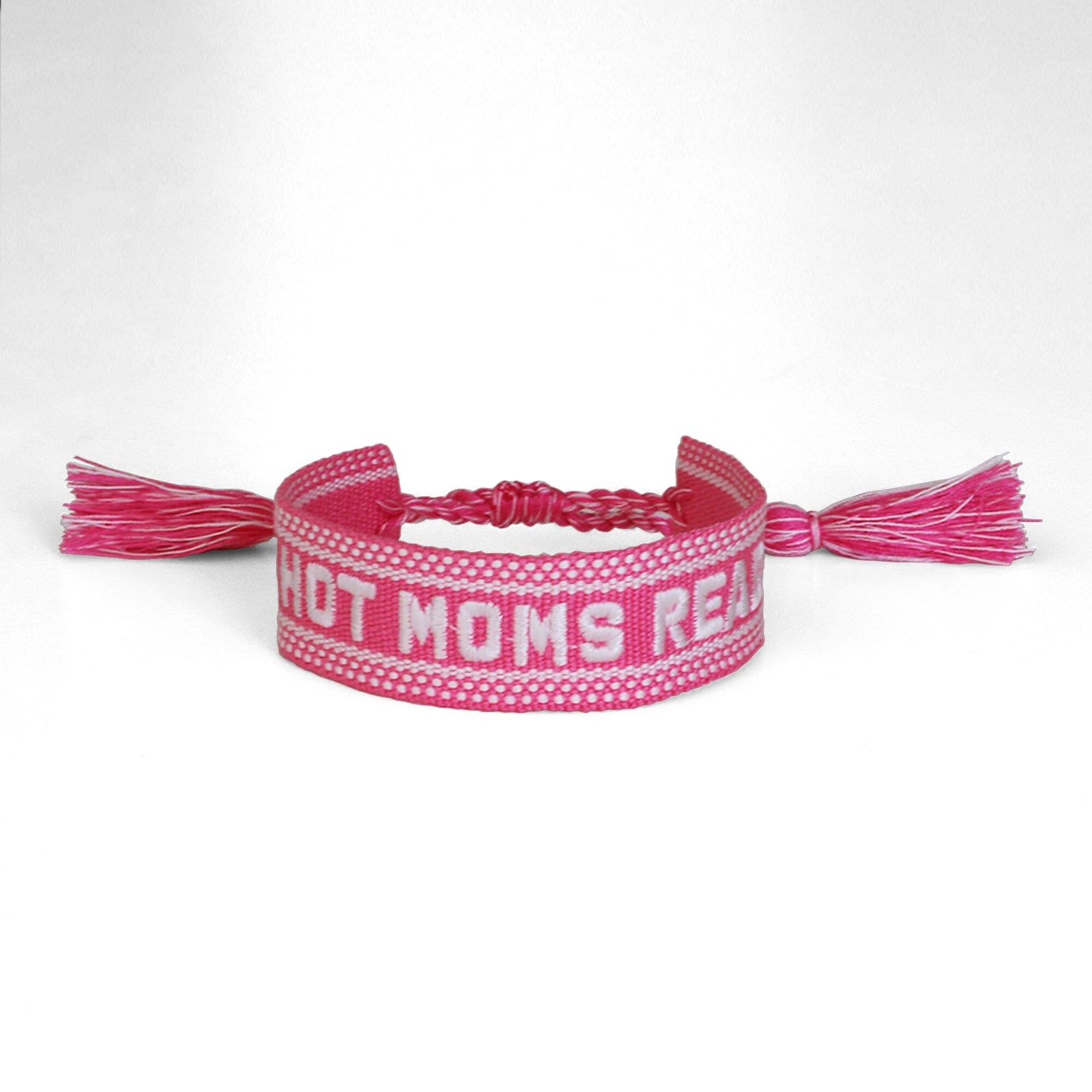 Book Club Themed Embroidered Bracelets - Hot Moms Read, Jollity & Co