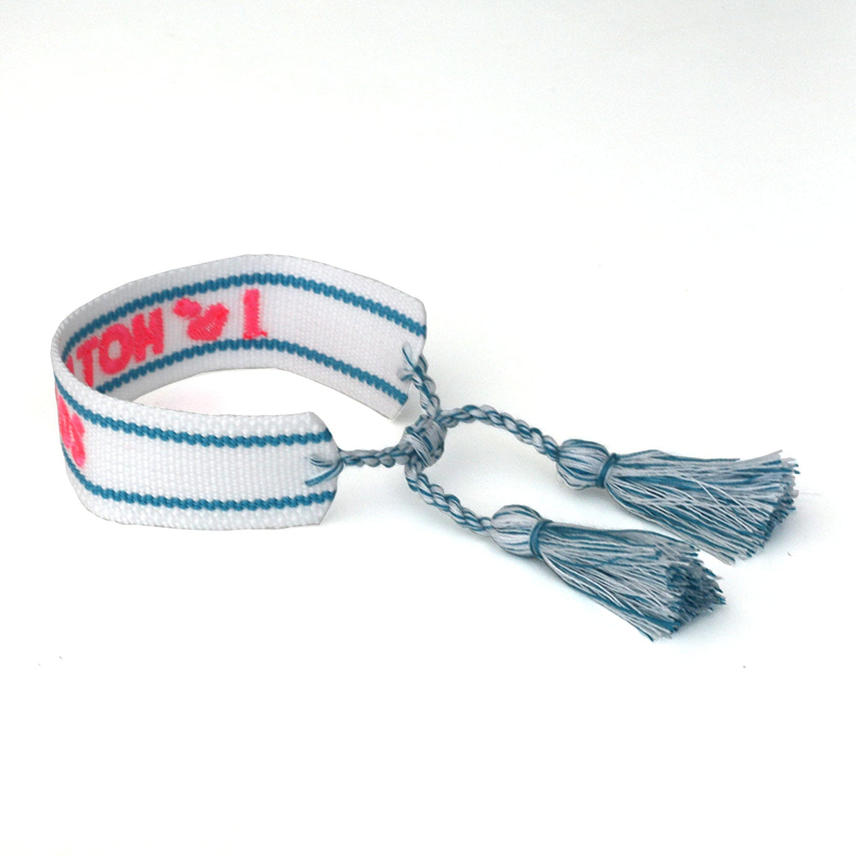 Witty Embroidered Bracelet - I Love Hot Dads, Jollity & Co