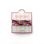 Witty Embroidered Bracelet - Love , Jollity & Co