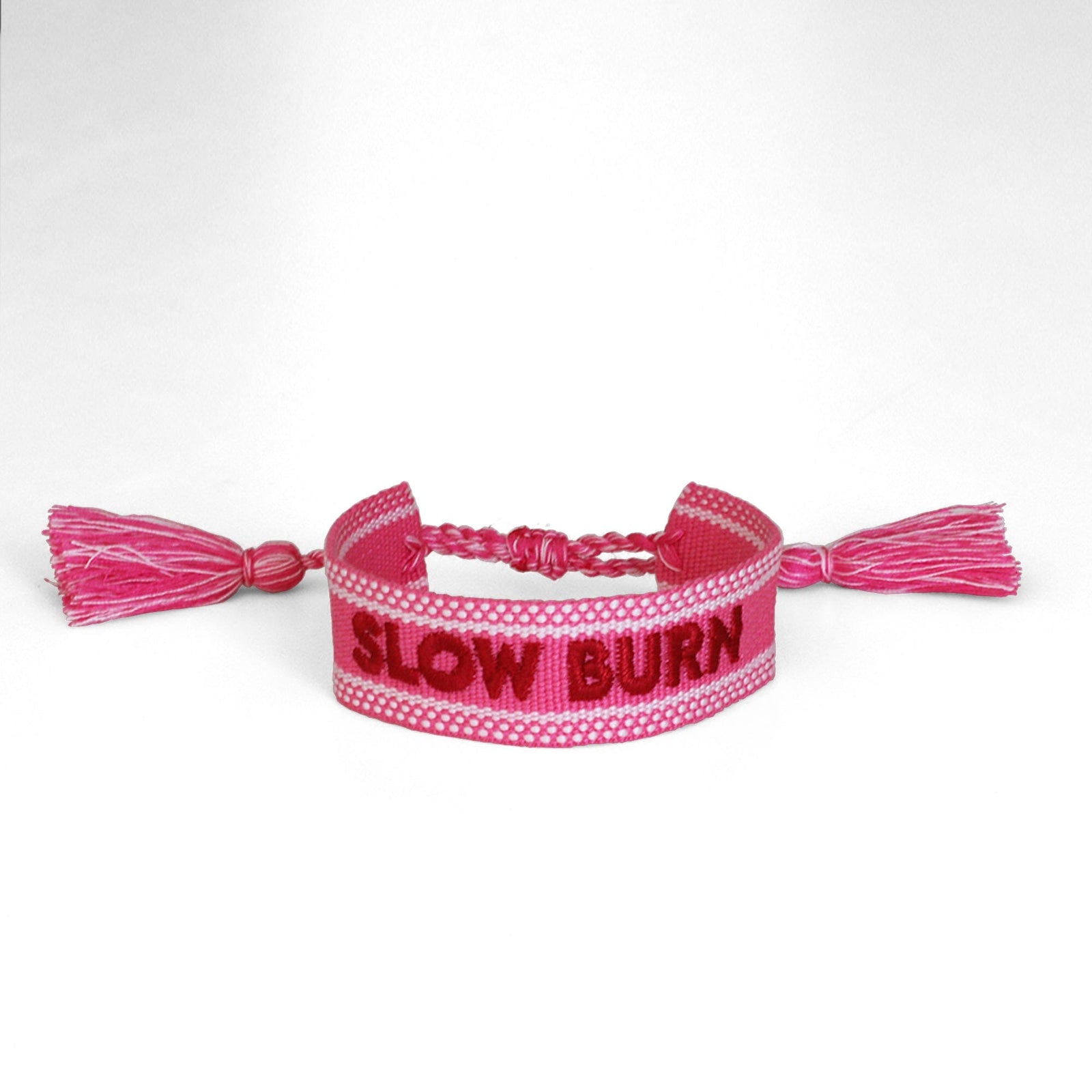 Book Club Themed Embroidered Bracelets - Slow Burn, Jollity & Co