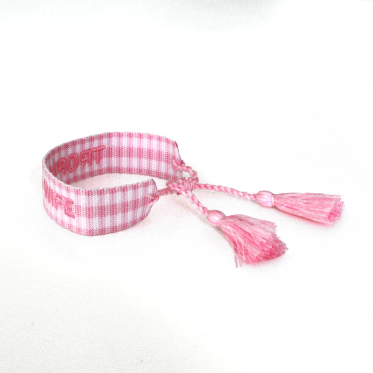 Witty Embroidered Bracelet - Trophy wife, Jollity & Co