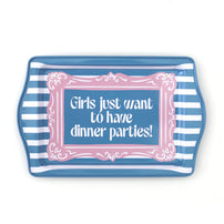 Girls Just Want to Have Dinner Parties Trinket Tray, Jollity & Co