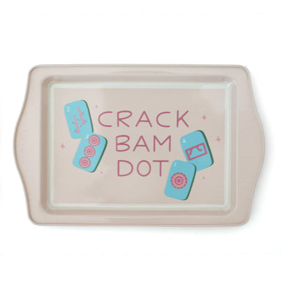 Crack, Bam, Dot Metal Trinket Tray, Jollity & Co