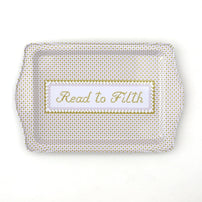 Read To Filth Trinket Tray, Jollity & Co