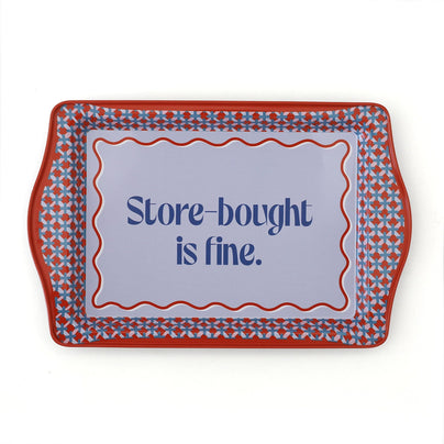 Store-Bought Is Fine Metal Trinket Tray, Jollity & Co