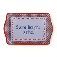 Store-Bought Is Fine Metal Trinket Tray, Jollity & Co