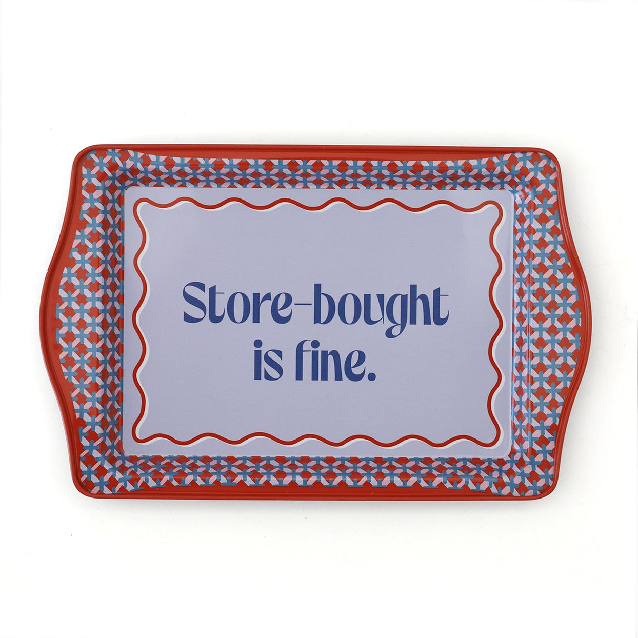 Store-Bought Is Fine Metal Trinket Tray, Jollity & Co