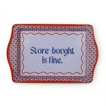Store-Bought Is Fine Metal Trinket Tray, Jollity & Co
