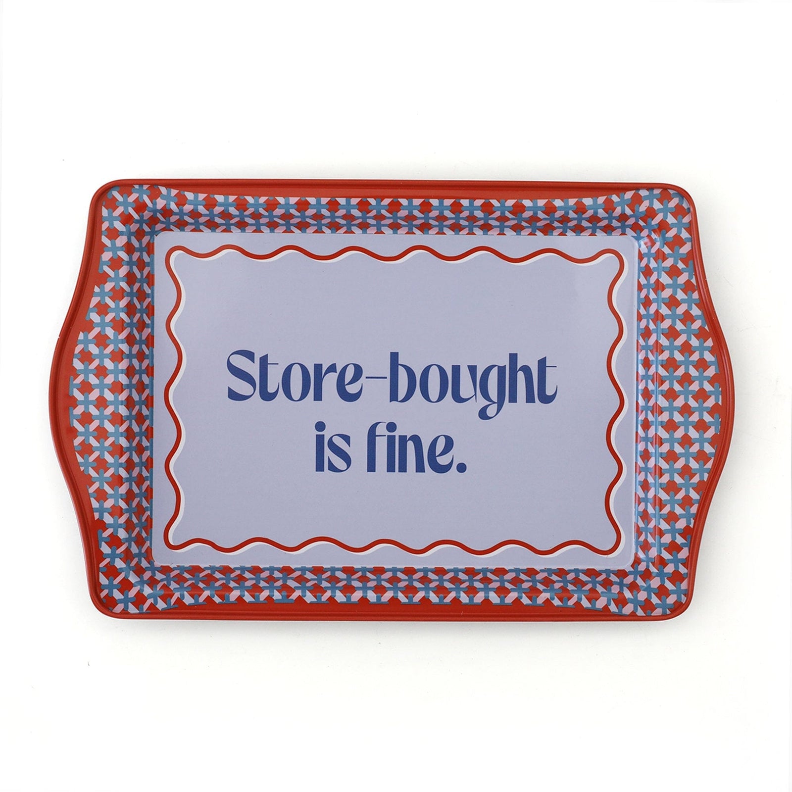 Store-Bought Is Fine Metal Trinket Tray, Jollity & Co