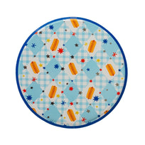 Patriotic Hot Dog Dinner Plates, Jollity & Co