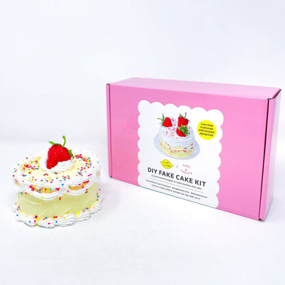 Strawberry Sprinkle Fake Cake Craft Kit, Shop Sweet Lulu