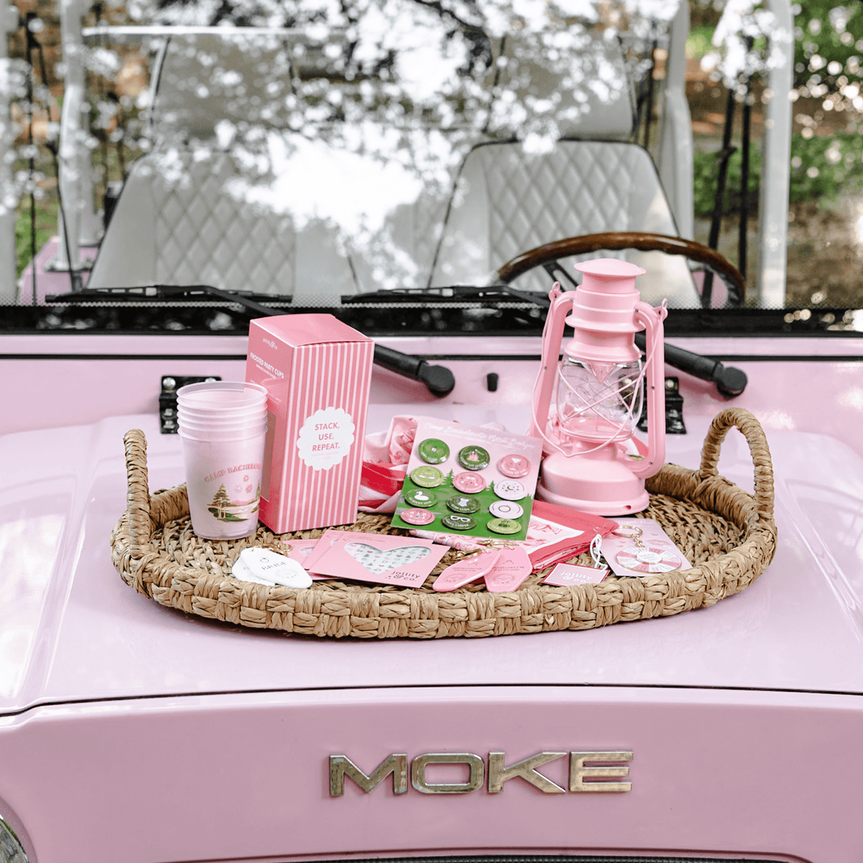 Camp Bachelorette Postcard Flex Cups