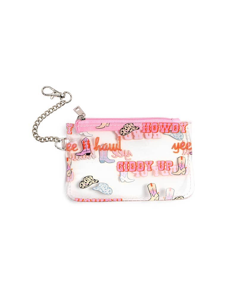 Keychain Pouch - Western Rodeo Cowgirl