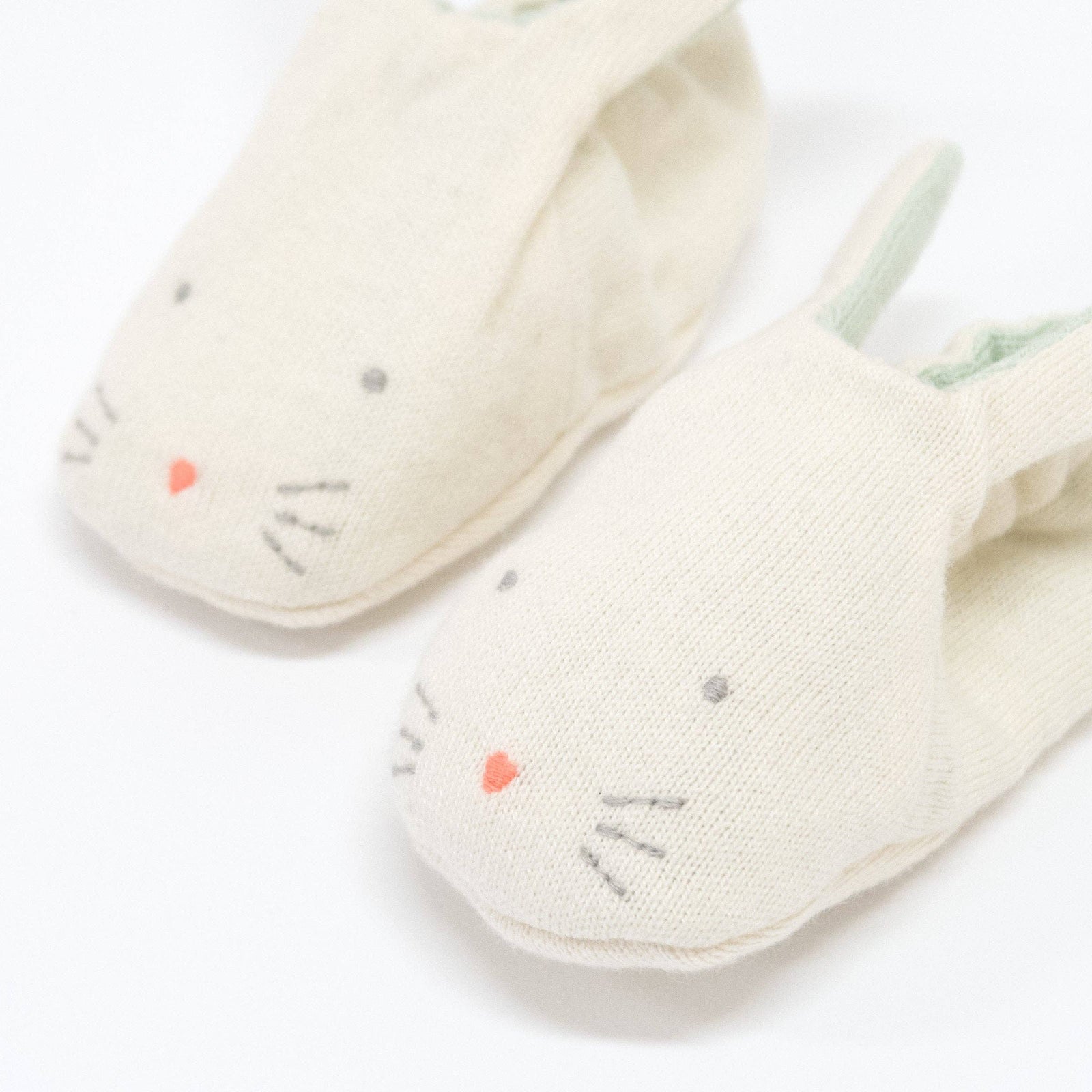 Meri Meri Mint Bunny Baby Booties