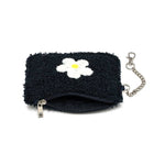 Keychain Pouch - White & Yellow Daisy