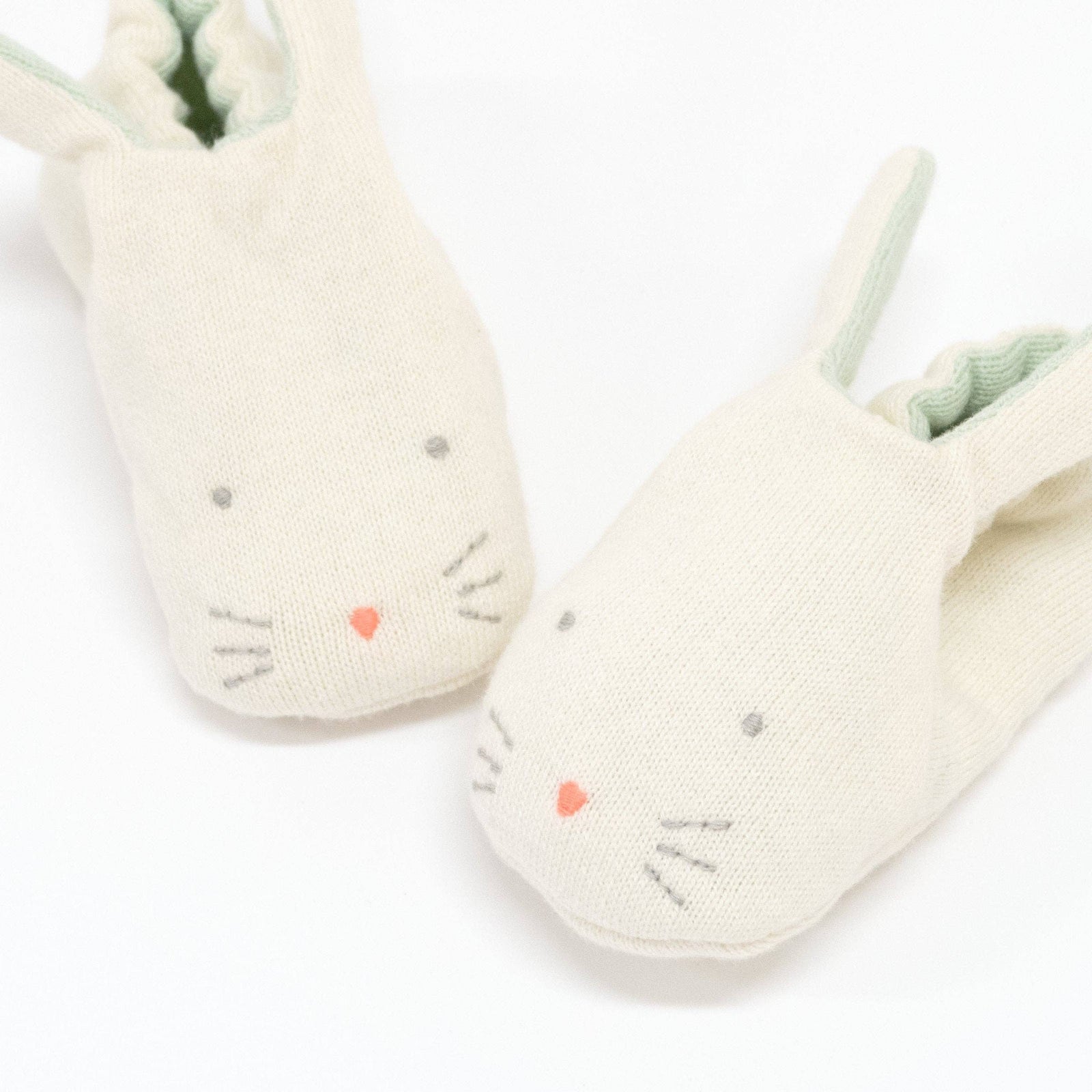 Meri Meri Mint Bunny Baby Booties