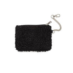 Keychain Pouch - Crystal Embellishment in Black