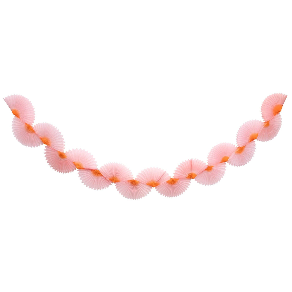 Meri Meri Pink Honeycomb Fan Garland