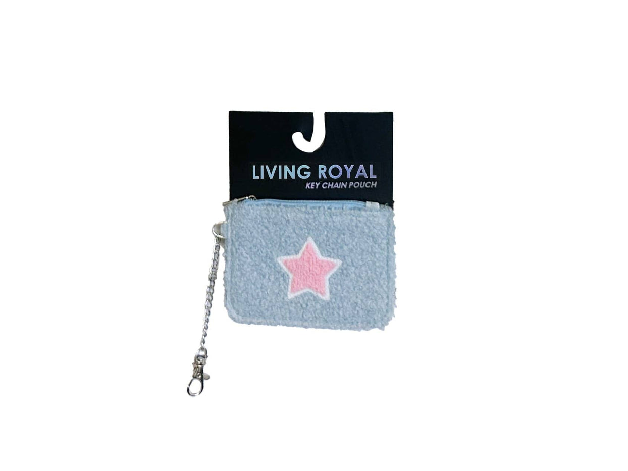Keychain Pouch - Crystal Embellishment in Pink