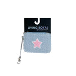 Keychain Pouch - Pink & White Checkered