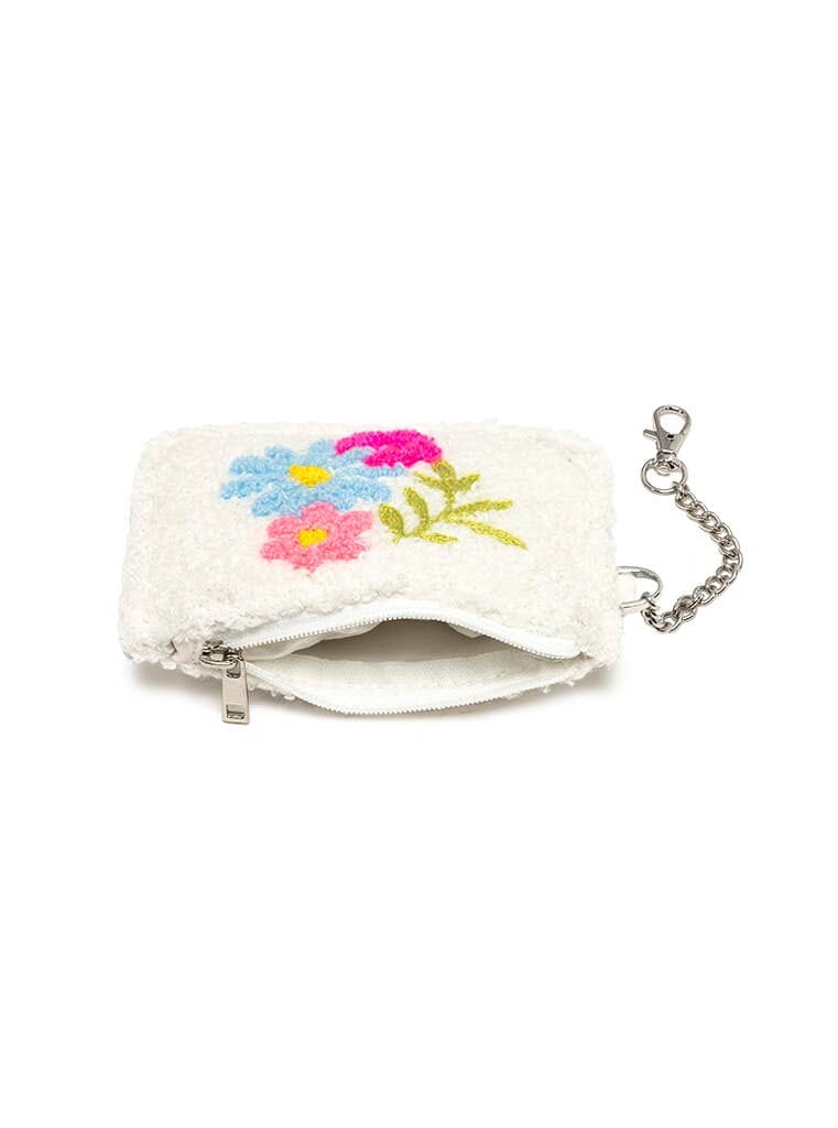 Keychain Pouch - Spring Flowers in Bloom