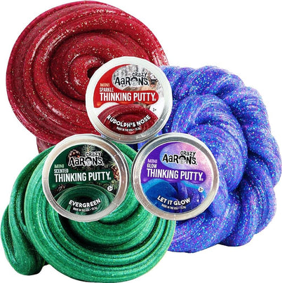 Christmas Mini Hypercolor Thinking Putty - 3 Options