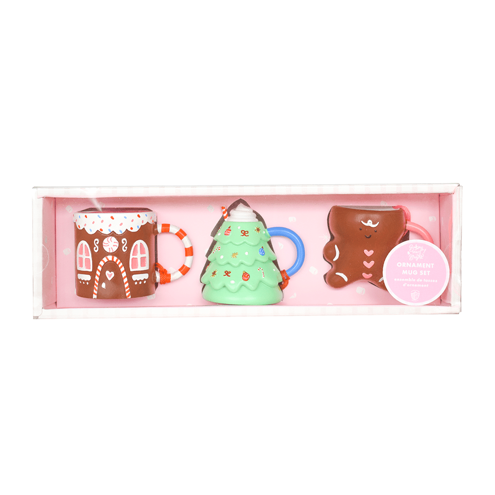 Baking Spirits Bright Mug Ornament Set