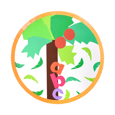 Chicka Chicka Boom Boom Large Plates