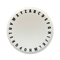 School Days Large ABC Plate