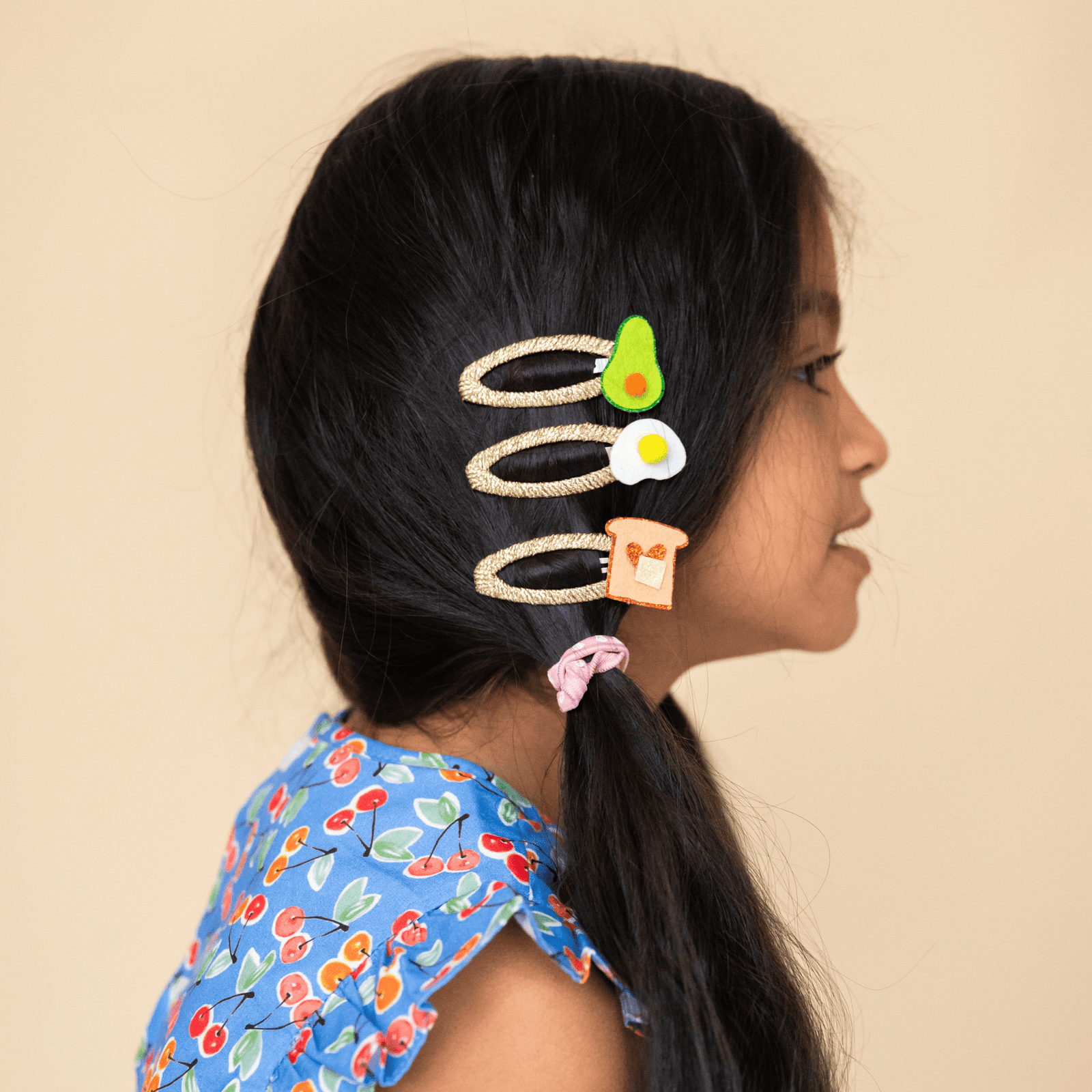 Breakfast Avocado Toast Hair Clip Set, Daydream Society
