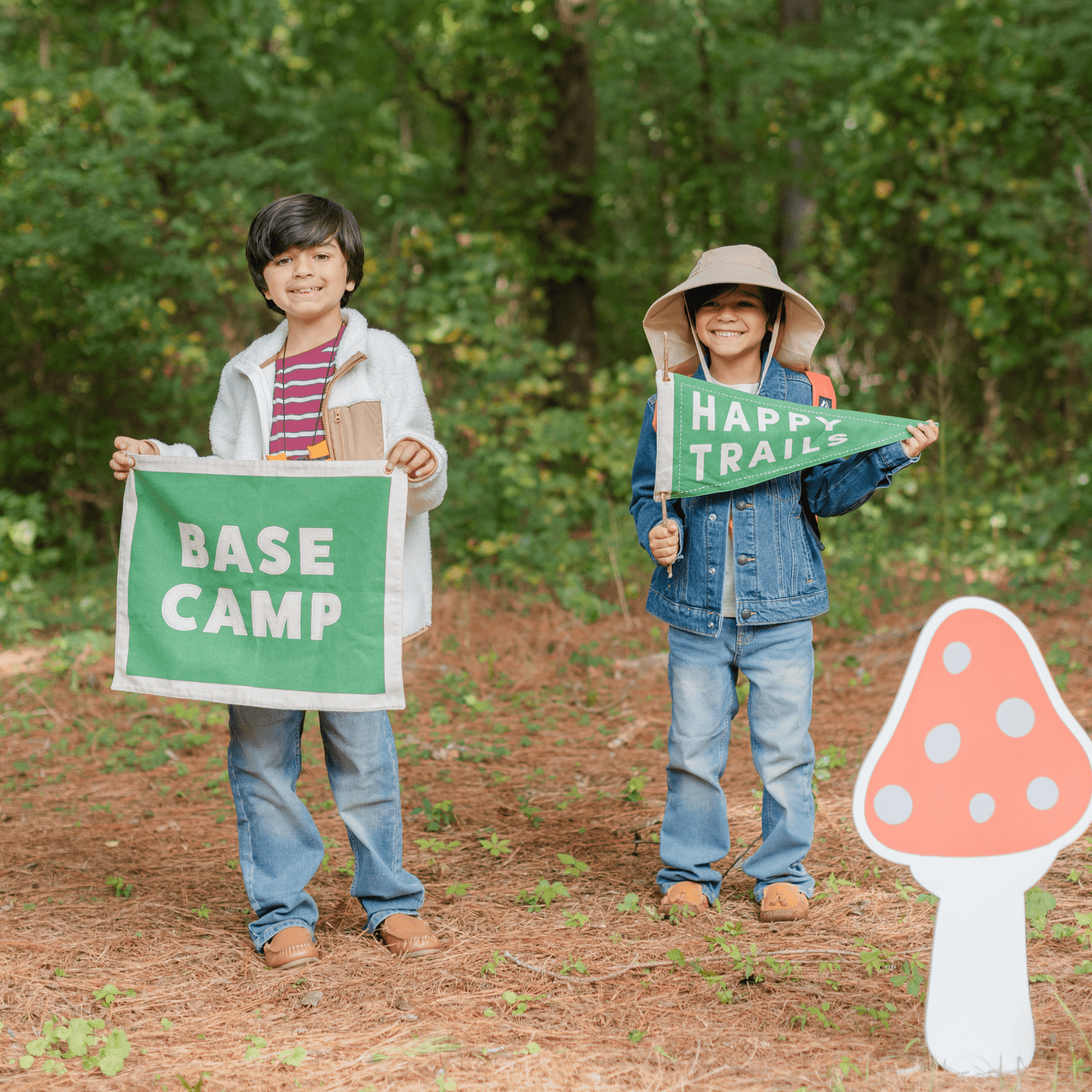 Camp Explorer Happy Trails Canvas Pennant, Daydream Society