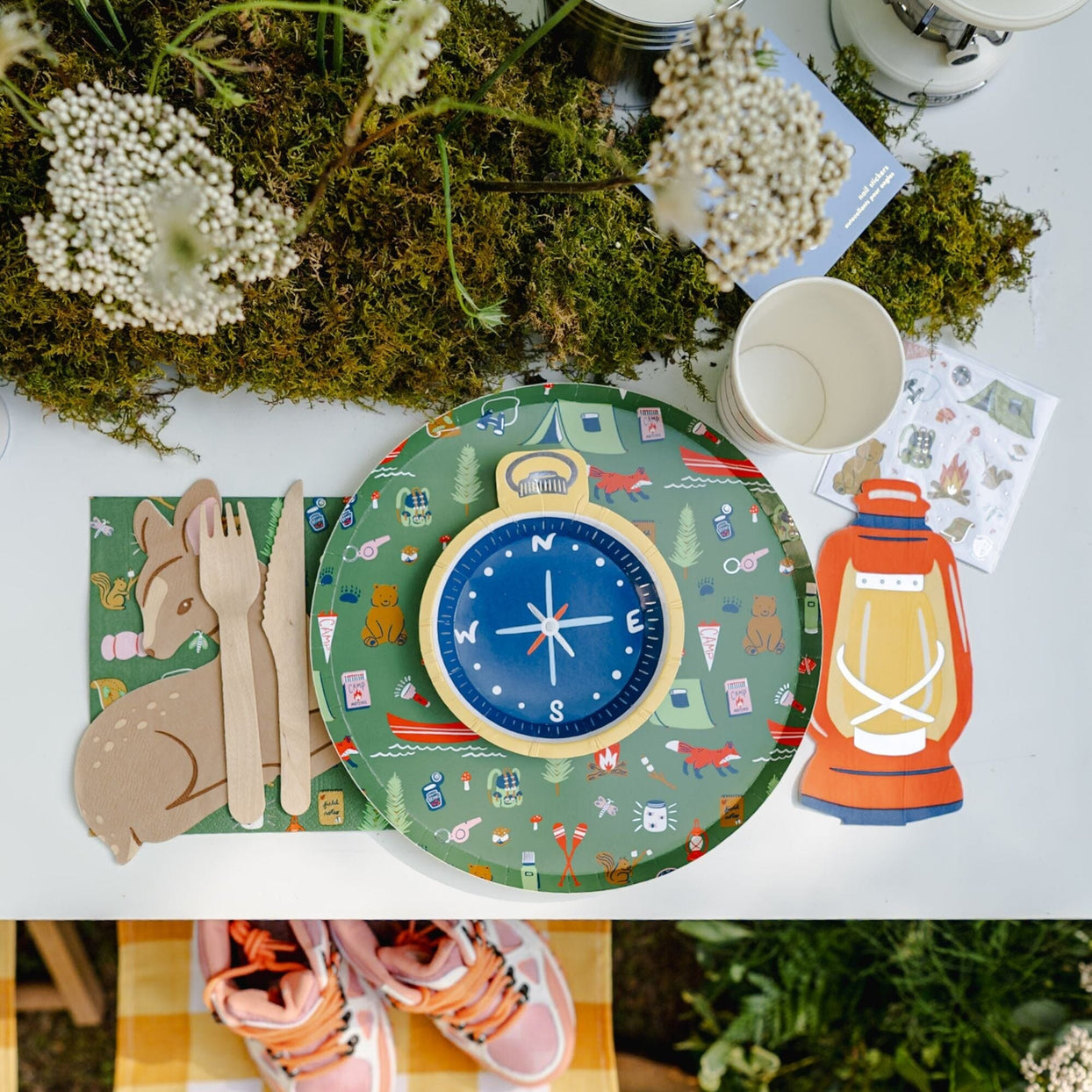 Camp Explorer Lantern Guest Napkins, Daydream Society