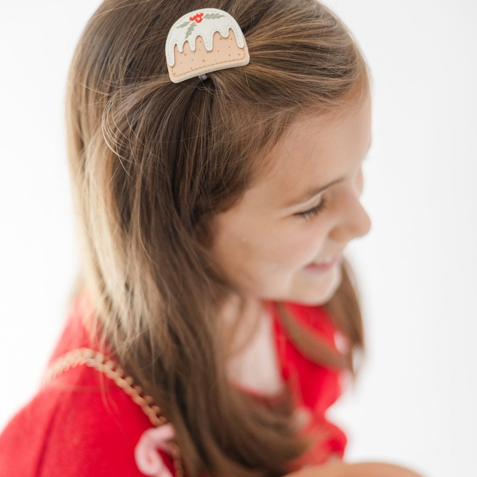 Figgy Pudding Vegan Leather Hair Clip, Daydream Society