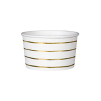 Gold Frenchie Striped Treat Cups - Shop Sweet Lulu