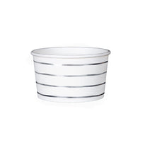 Silver Frenchie Striped Treat Cups - Shop Sweet Lulu