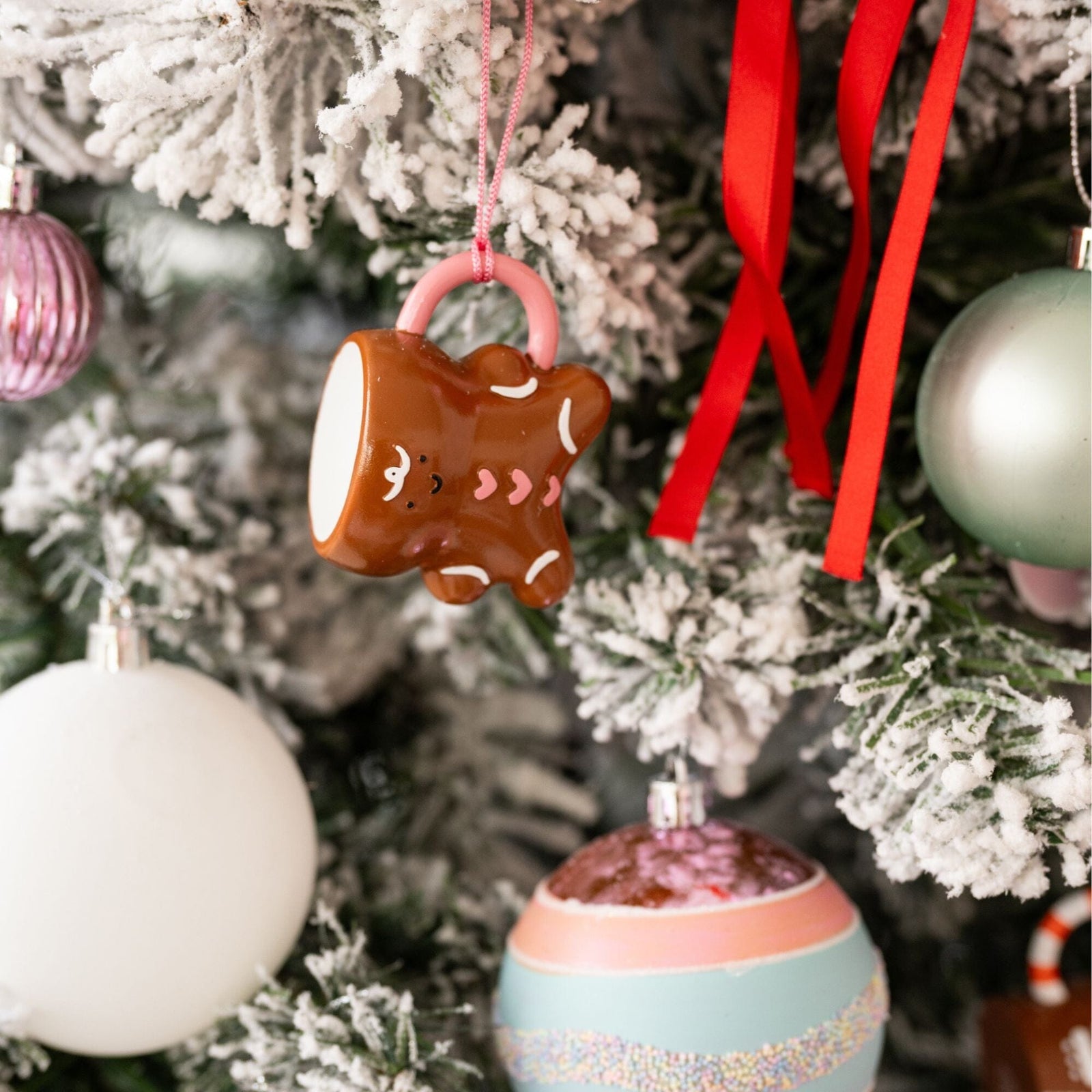 Baking Spirits Bright Gingerbread Man Mug Ornament