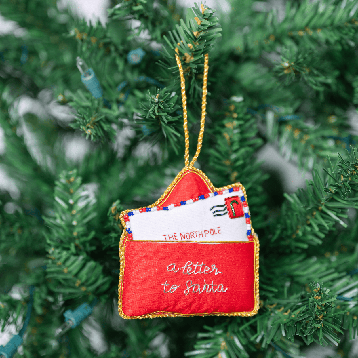 Letters To Santa Christmas Ornament