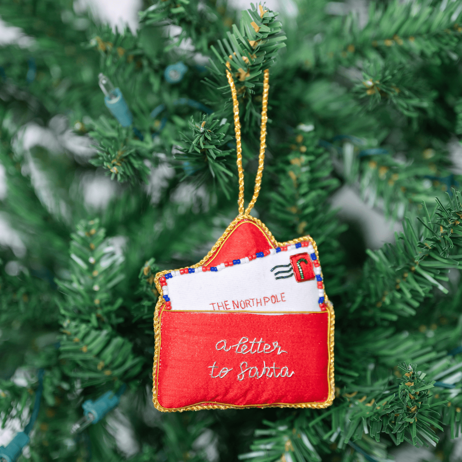Letters To Santa Christmas Ornament