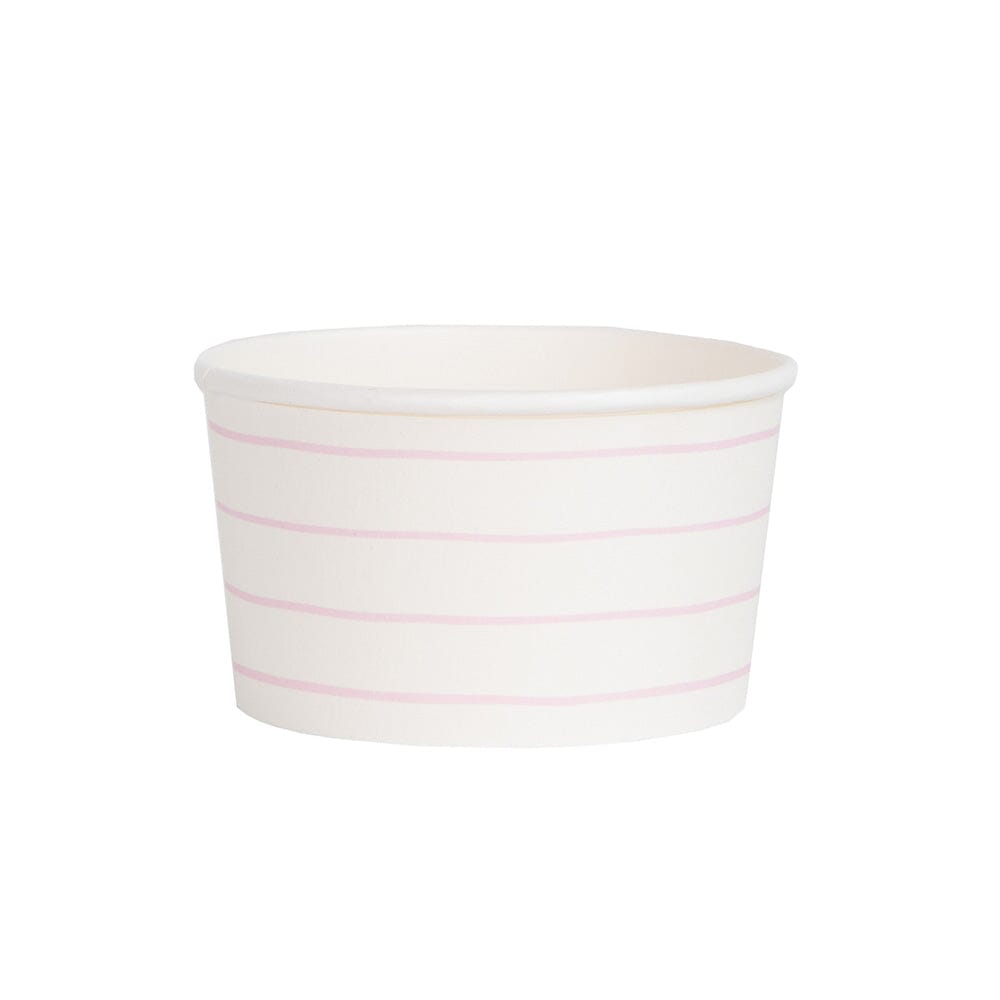 Lilac Frenchie Striped Treat Cups