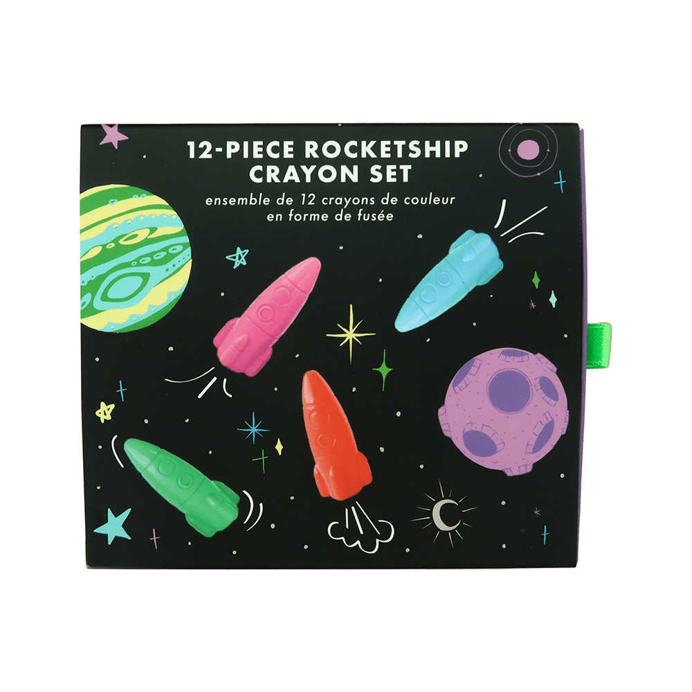 Lost In Space Rocket Ship Crayon Set, Daydream Society