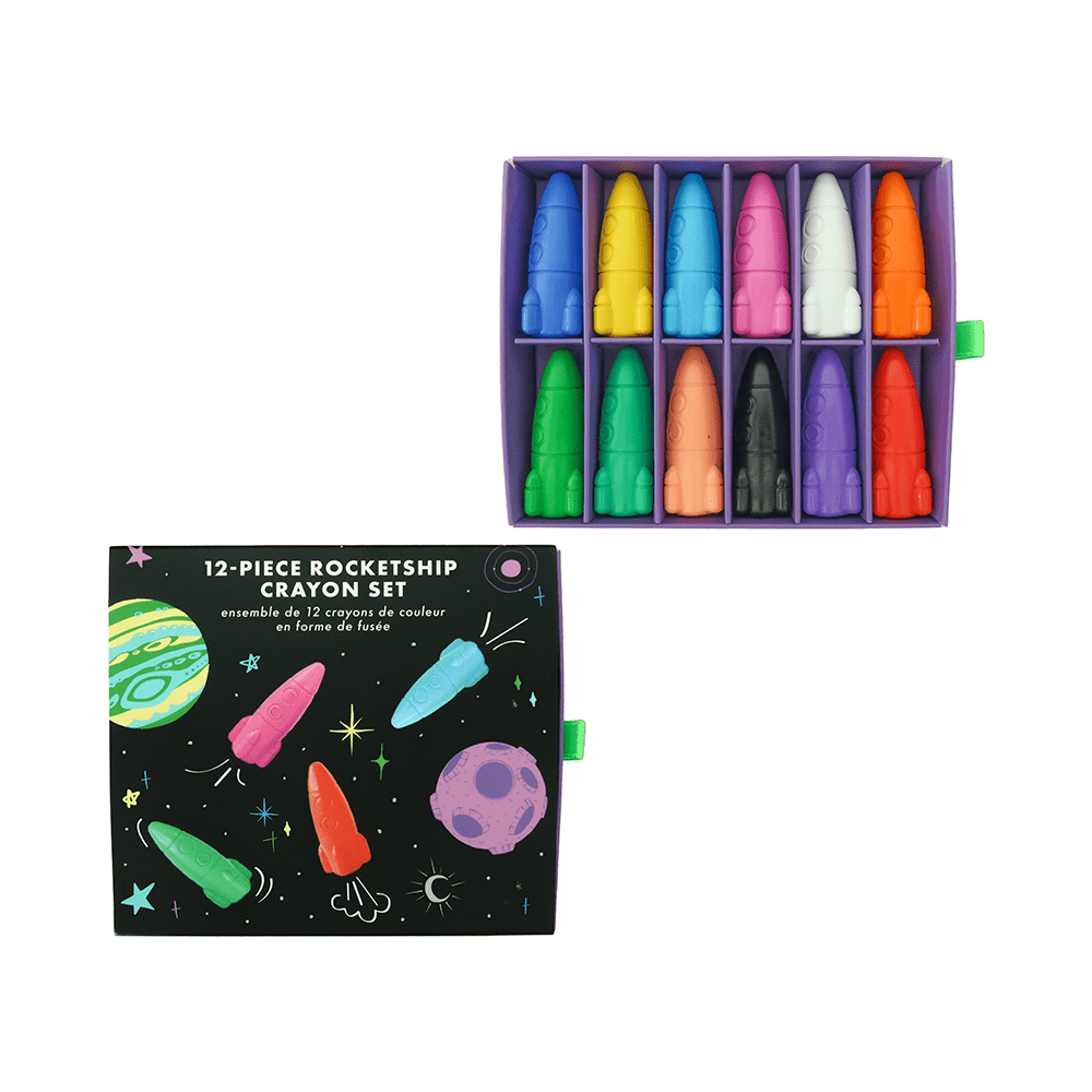Lost In Space Rocket Ship Crayon Set, Daydream Society