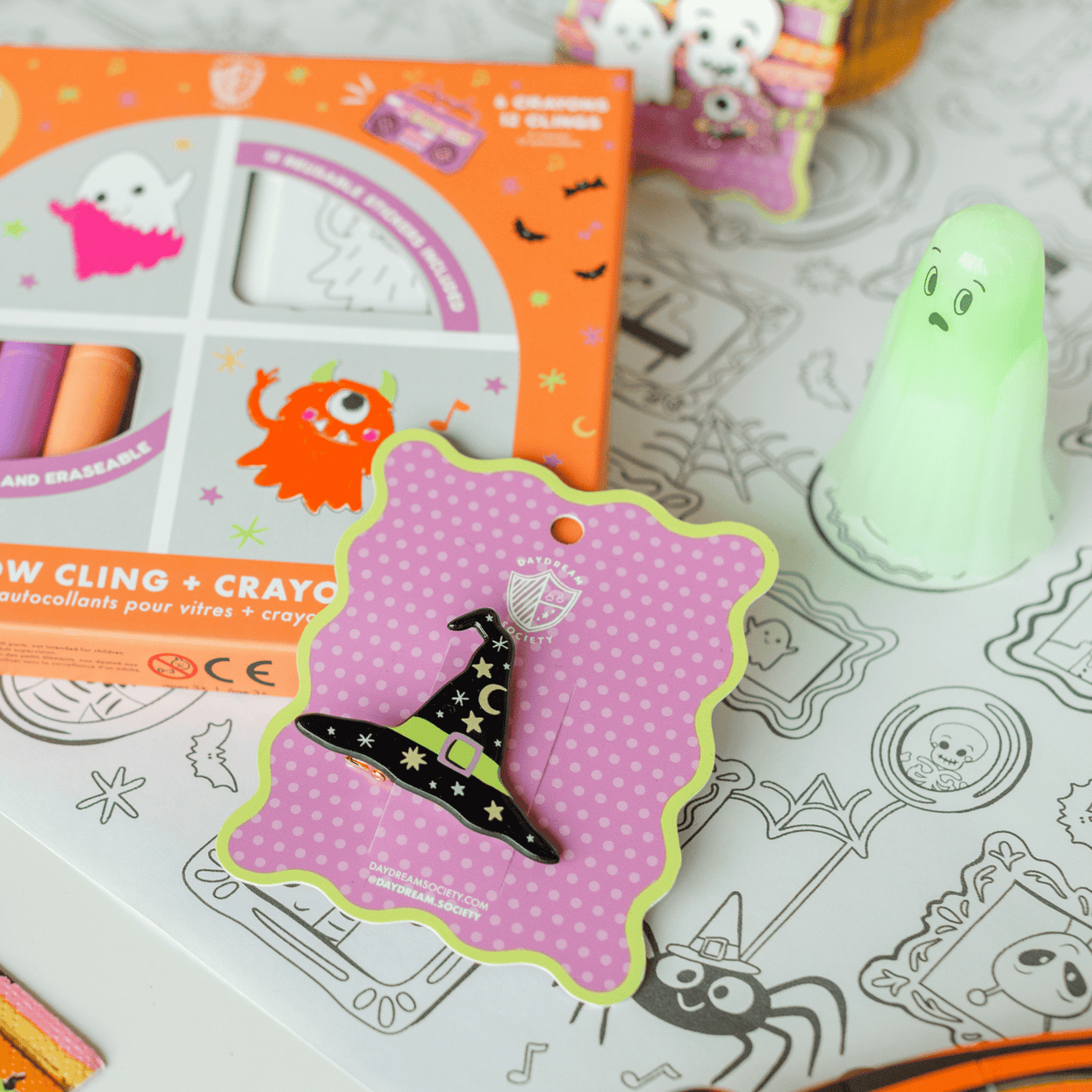 Monster Mash Witch Hat Hair Clip, Daydream Society