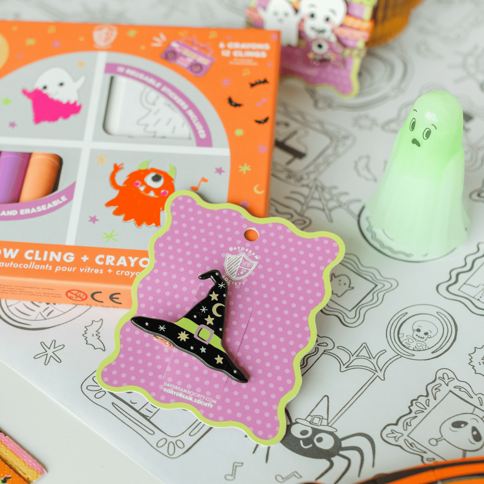Monster Mash Witch Hat Hair Clip, Daydream Society
