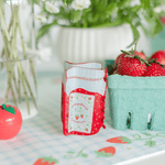Picnic Strawberry Preserves Claw Clip