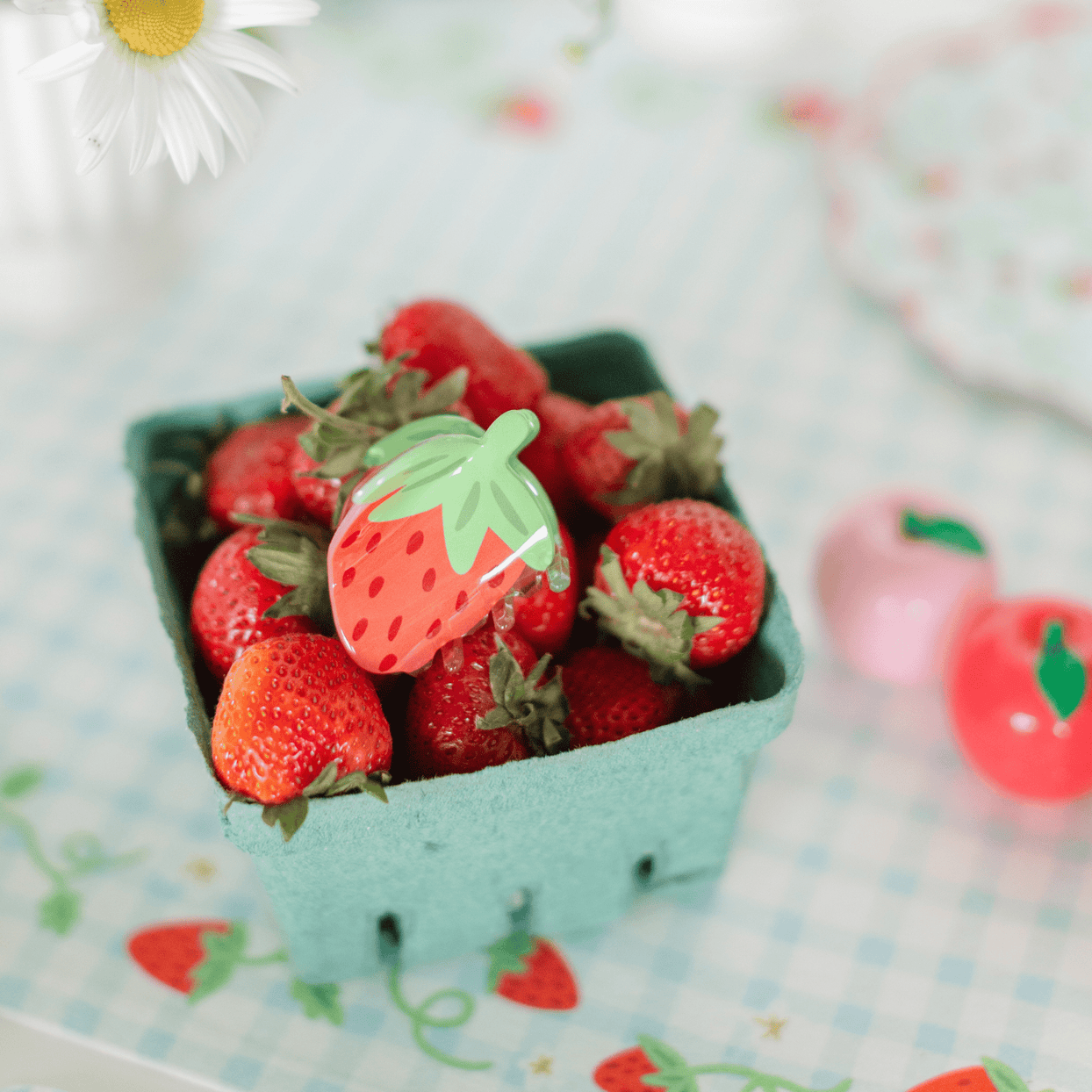 Picnic Strawberry Acetate Claw Clip, Daydream Society