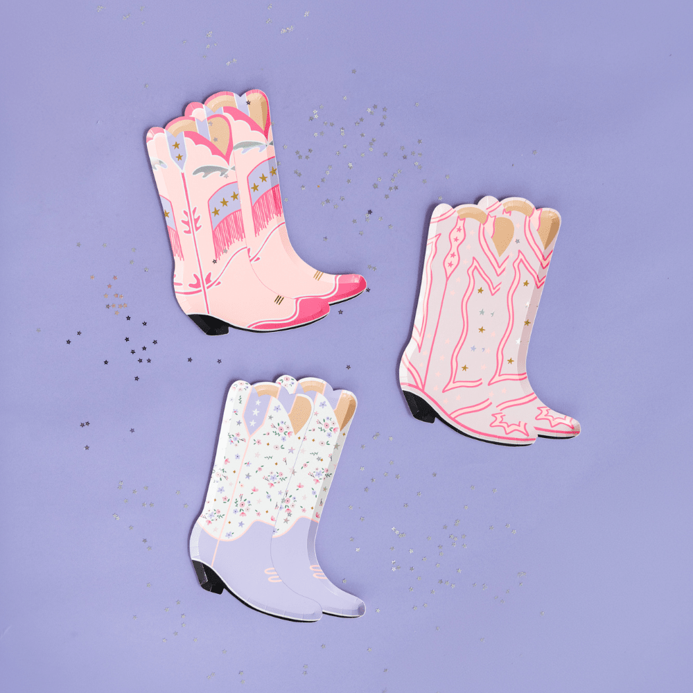 Cowgirl Boots Large Plates