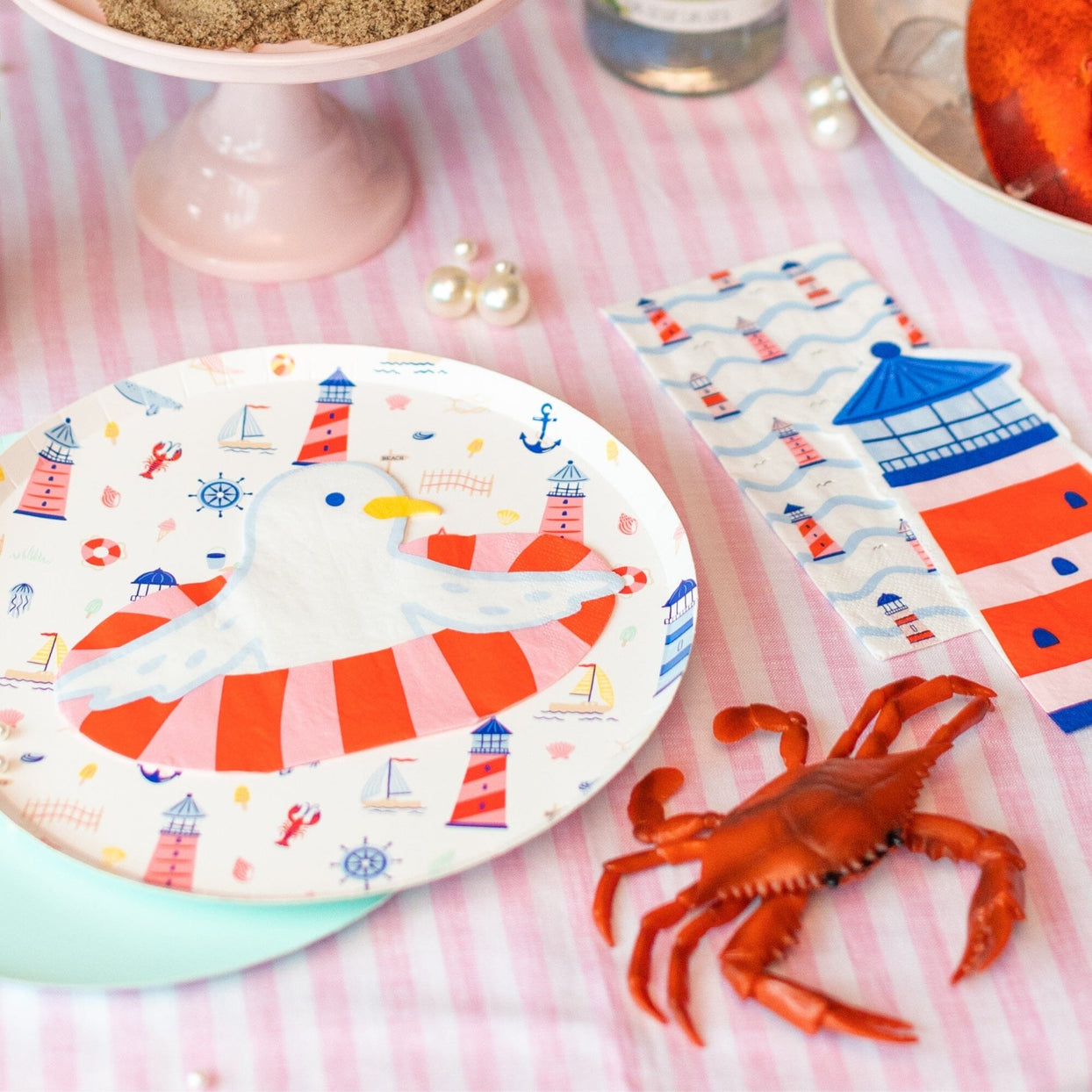 Seaside Seagull Guest Napkins, Daydream Society