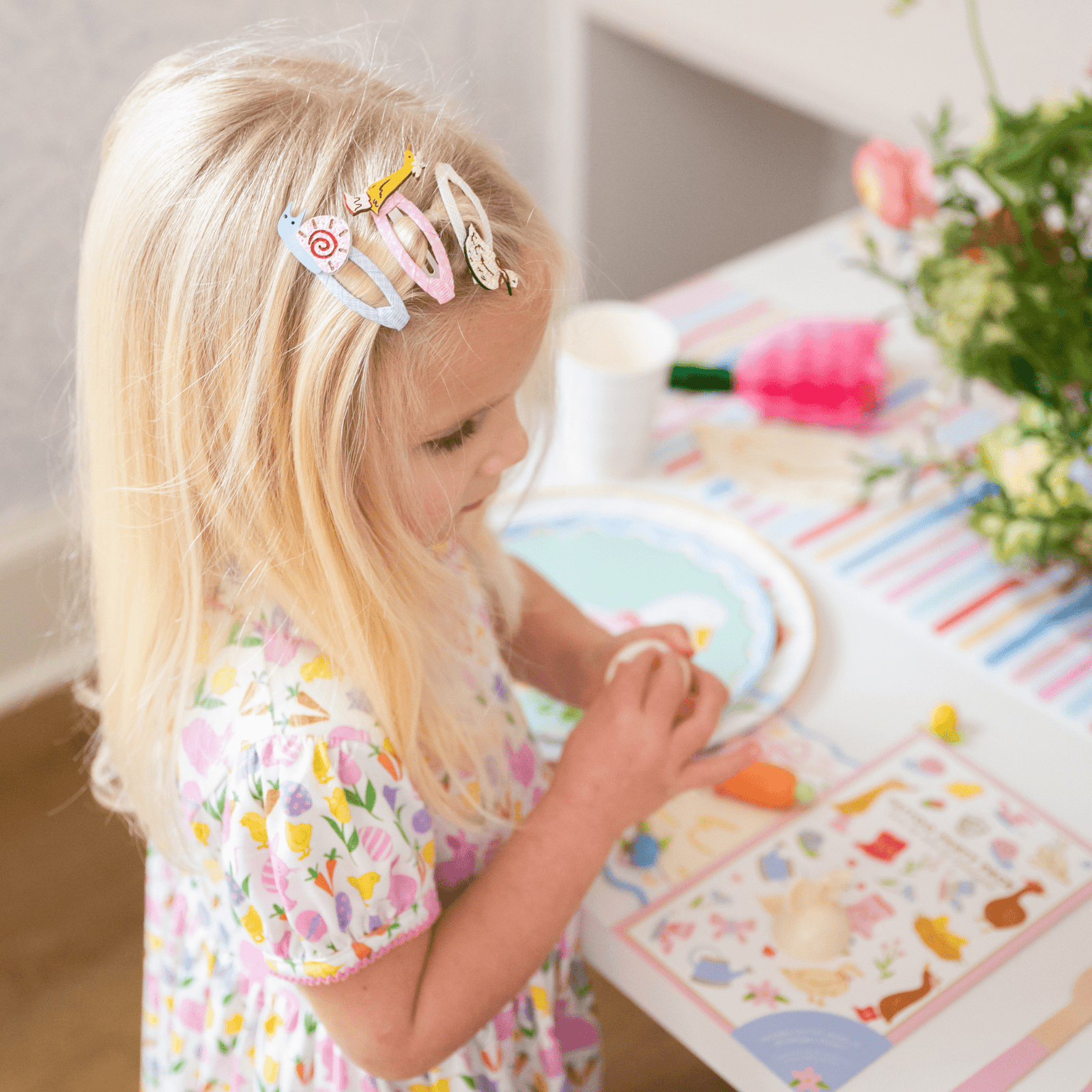Silly Goose Garden Hair Clip Set, Daydream Society